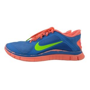 Nike Free 4.0 V3 Women Running Sneaker‎ Sz 8.5. Blue Pink